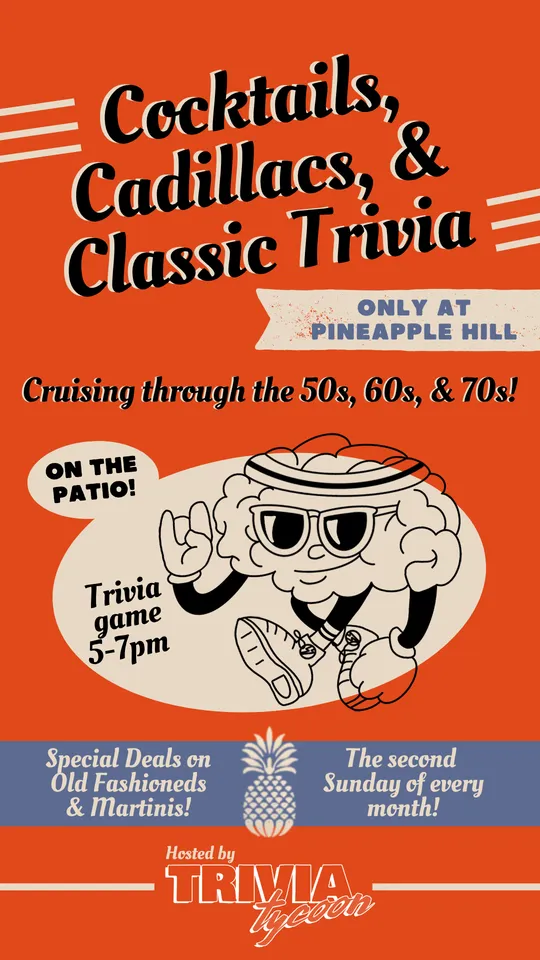 Cocktails, Cadillacs, & Classic Trivia