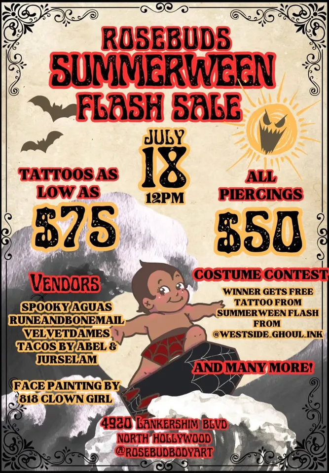 Spooky Tattoo Flash Market