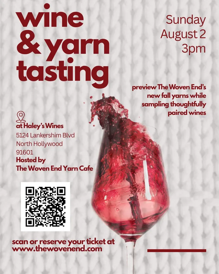 Wine & Yarn Tasting