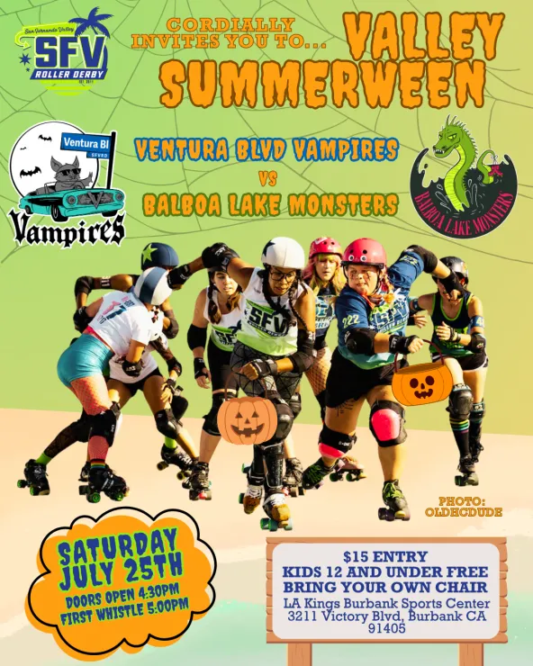 San Fernando Valley Roller Derby Home Teams Bout