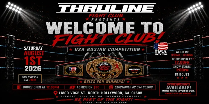 Welcome To Fight Club Amateur Boxing Tournament