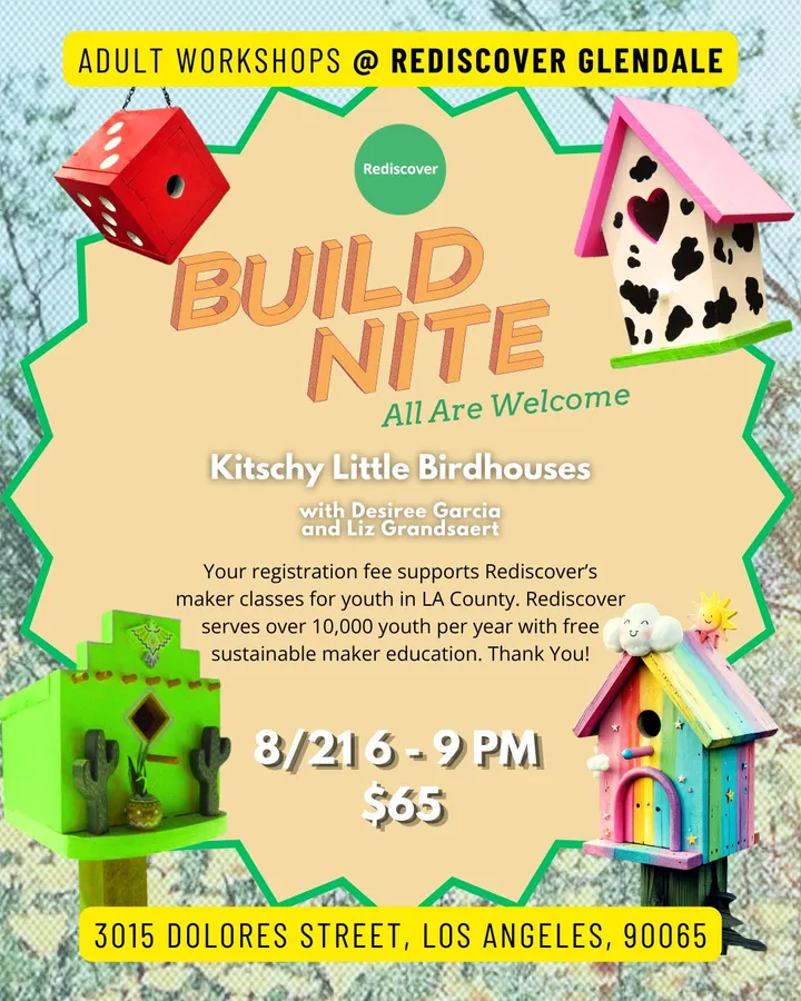 Build Nite Kitschy Birdhouses
