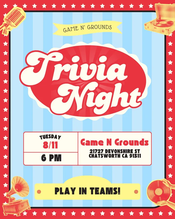 Game N Grounds Trivia Night