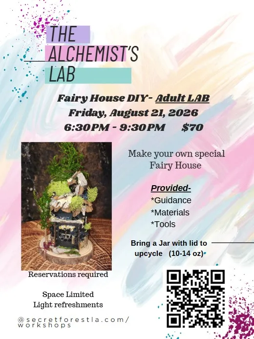 Adult Fairy House Workshop