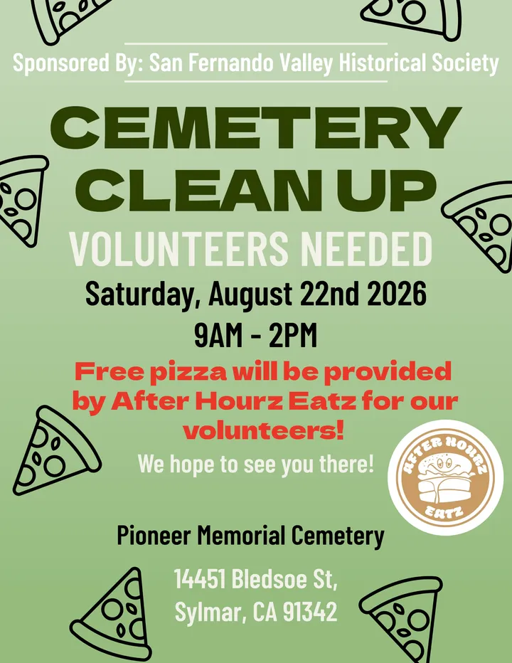 Volunteer Clean-Up @ Pioneer Memorial Cemetery