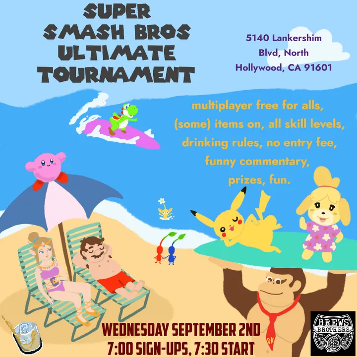 Smash Bros Ultimate Tournament