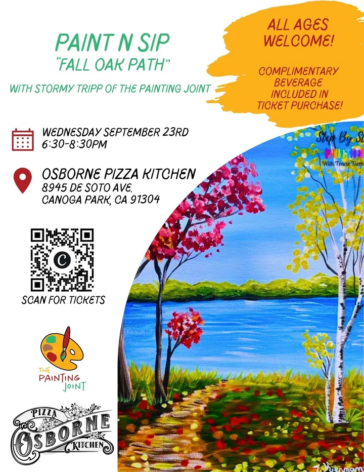 Paint N Sip Fall Oak Path
