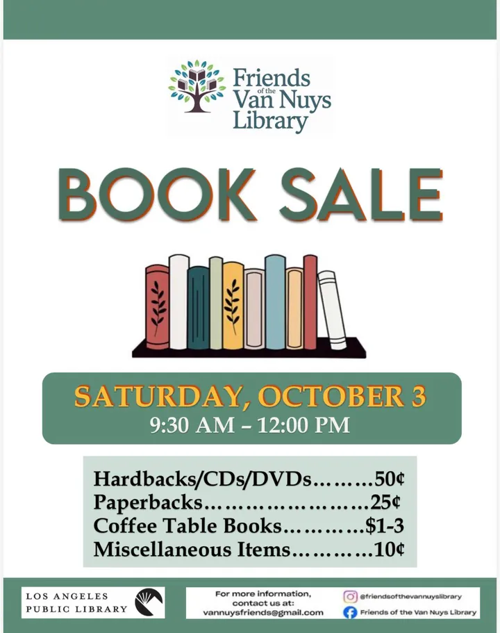 Van Nuys Public Library Book Sale