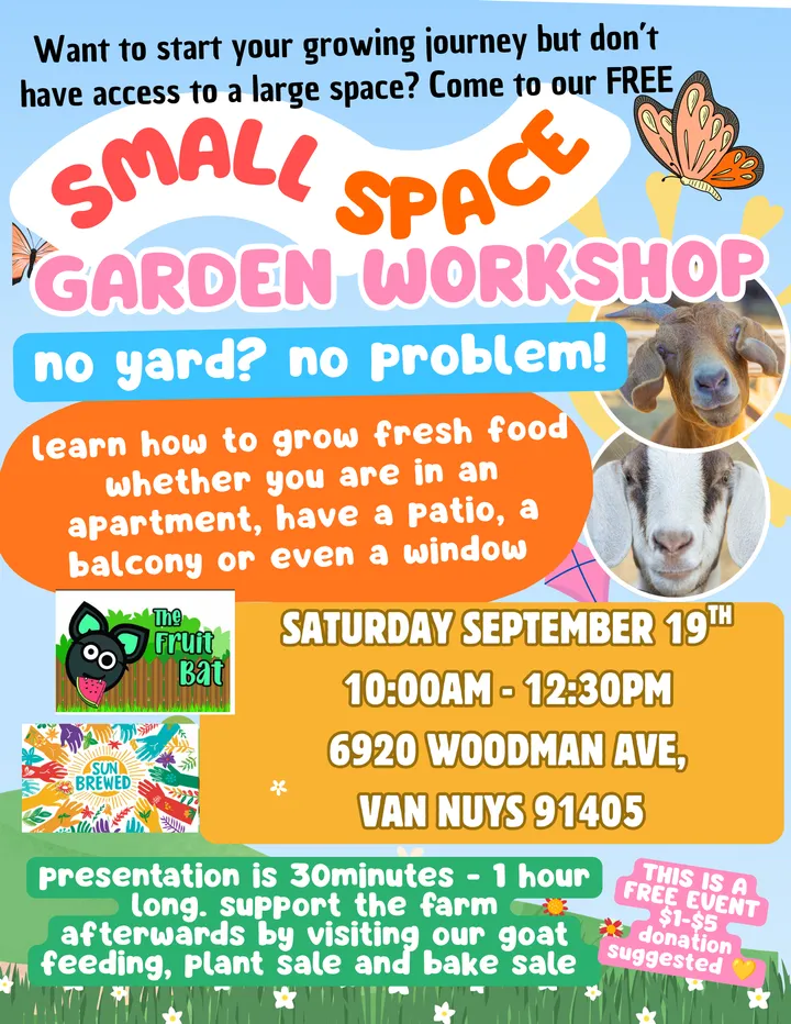 Small-space gardening workshop
