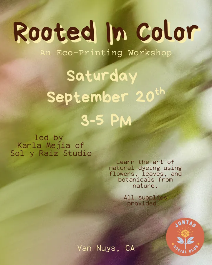 Rooted in Color- Natural Dye Workshop