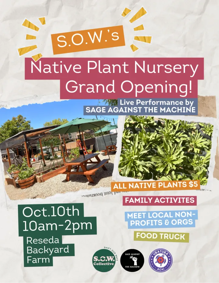 S.O.W.'s Native Plant Nursery Grand Opening