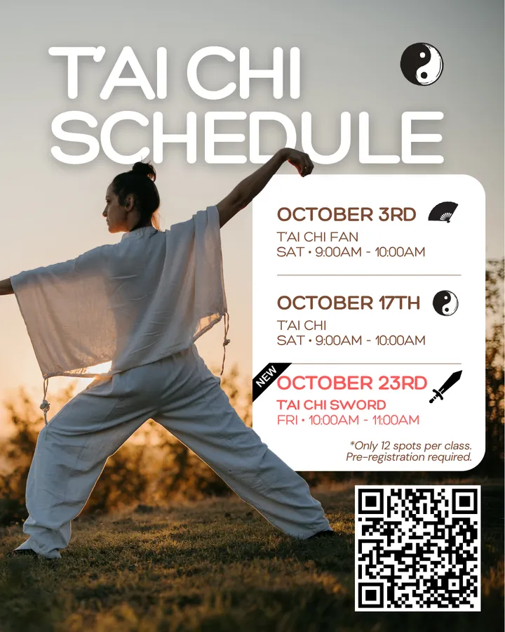 T'ai Chi at Topanga Nursery - 10/17/2026 - 12 spots available