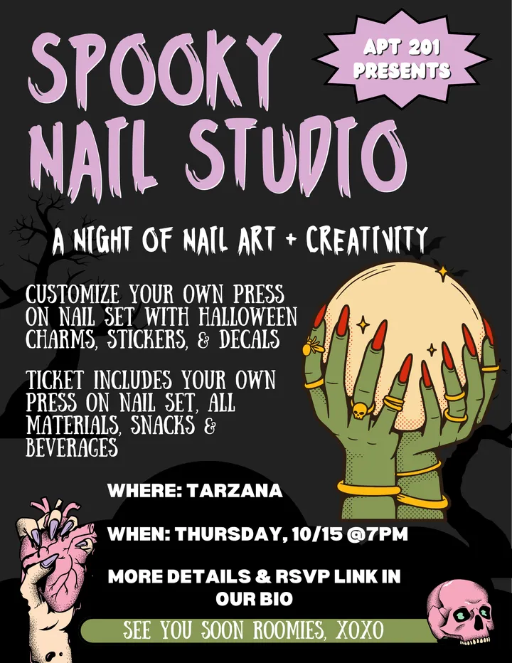 Spooky Custom Nail Bar