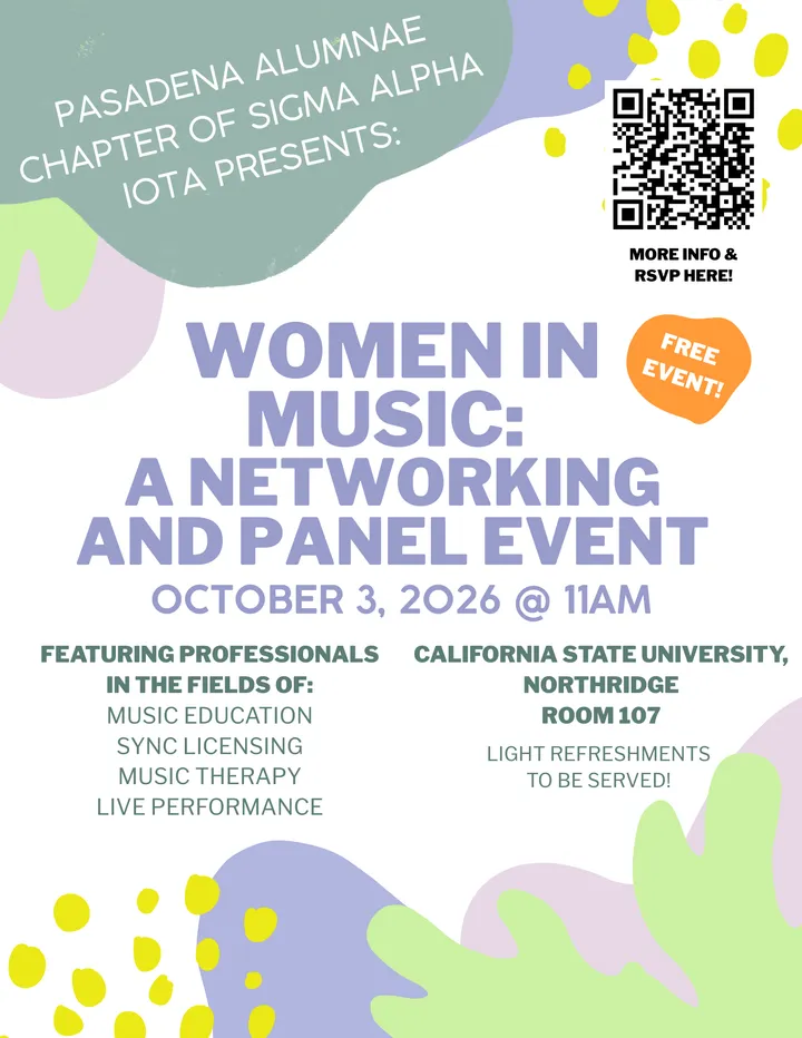 Women in Music Panel & Networking Event