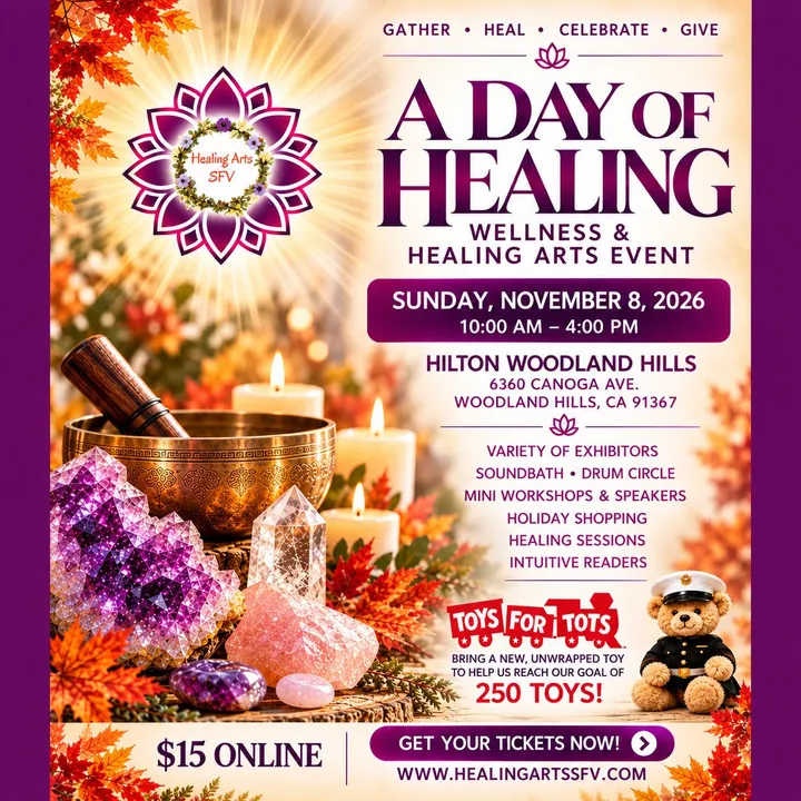 A Day of Healing – Wellness & Healing Arts Event • Fall 2026