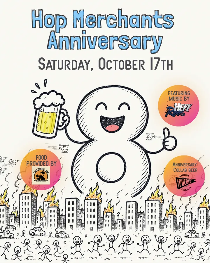 Hop Merchants Bottle Shop & Taproom 8th Anniversary Party
