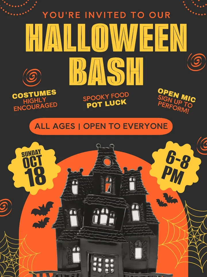 Halloween Bash Open Mic
