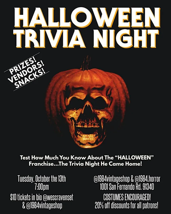 Halloween Trivia Night