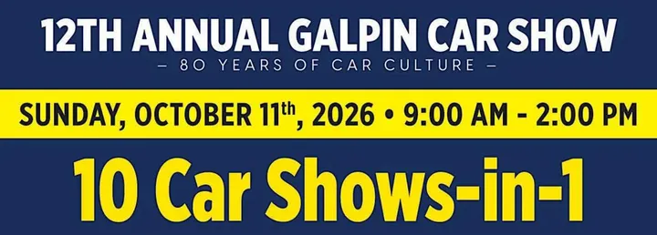 12th Annual Galpin Car Show – 80 Years of Car Culture!