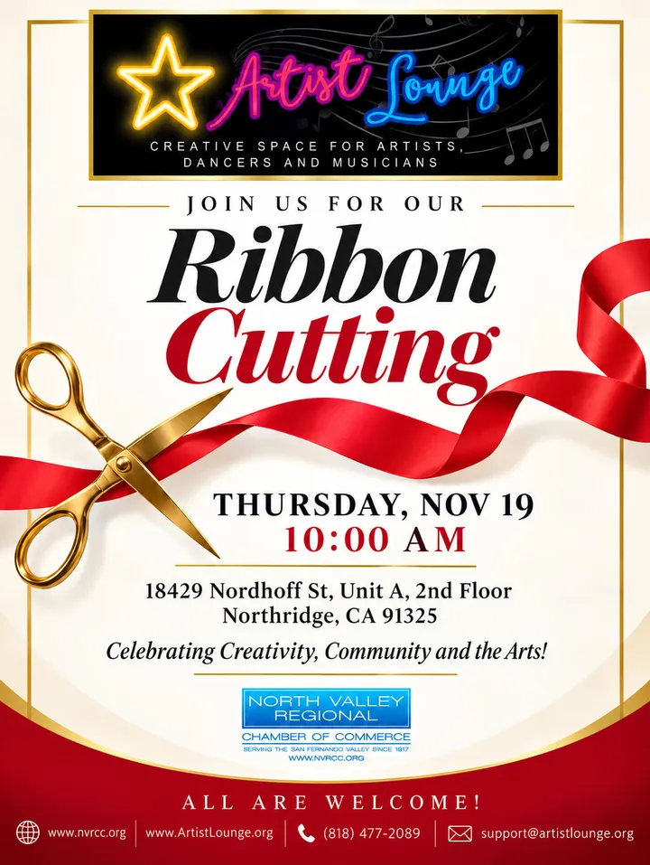 Artist Lounge Ribbon Cutting