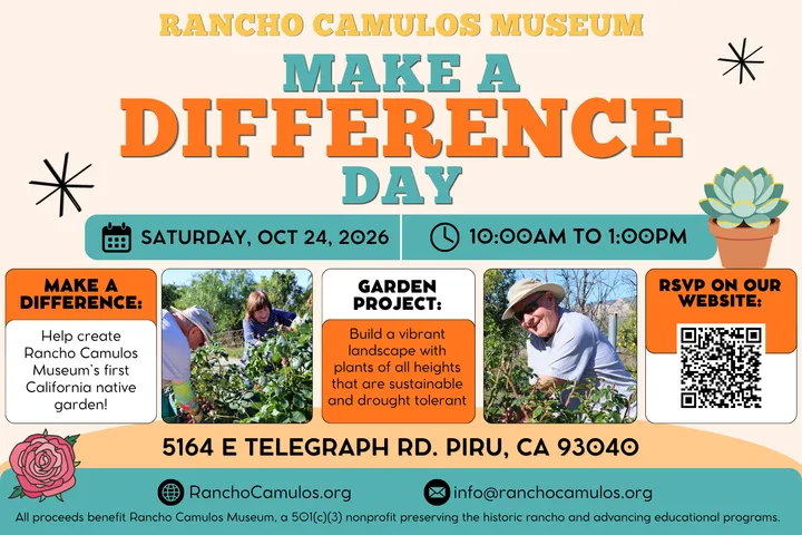 Make a Difference Day at Rancho Camulos Museum