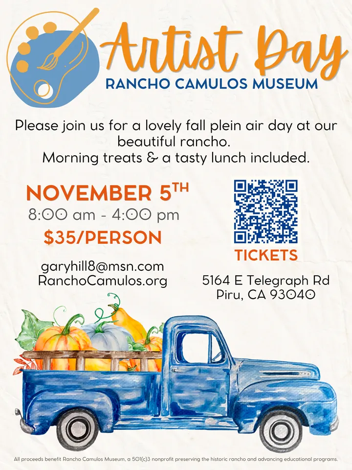 Artist Day at Rancho Camulos Museum