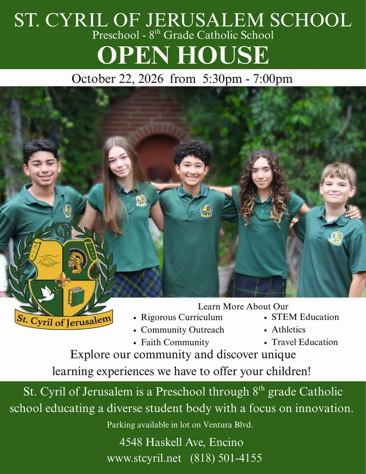 St. Cyril Fall Open House