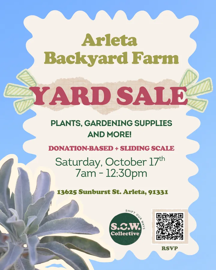Arleta Backyard Farm Yard Sale