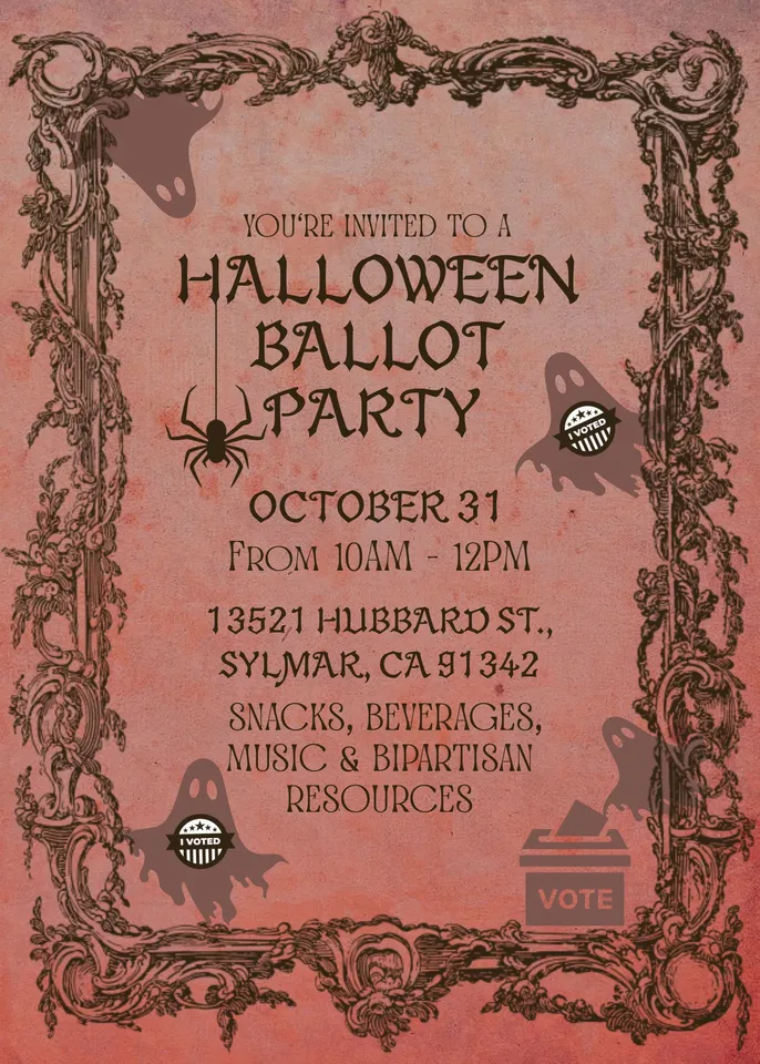 Halloween Ballot Party