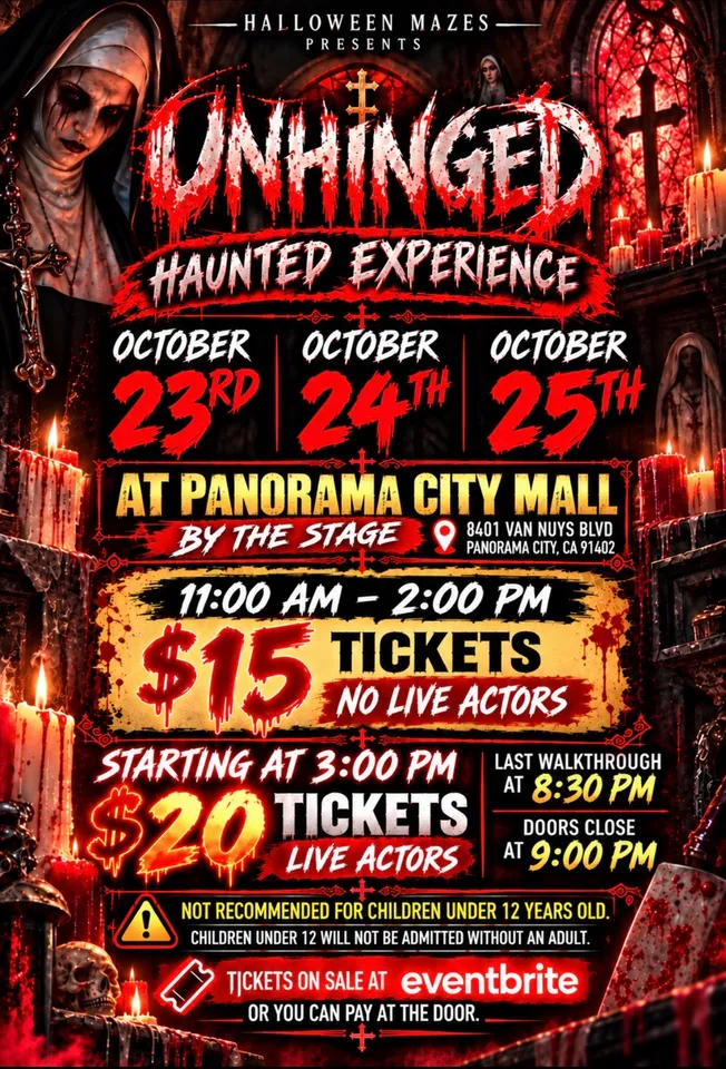 Unhinged – The Haunted Maze Experience