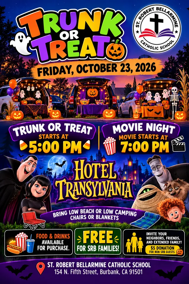 St. Robert Bellarmine School TRUNK-O-TREAT event