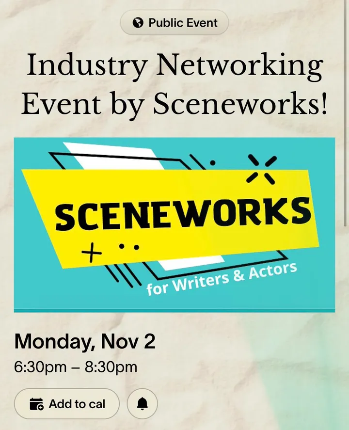 Sceneworks Industry Networking Event