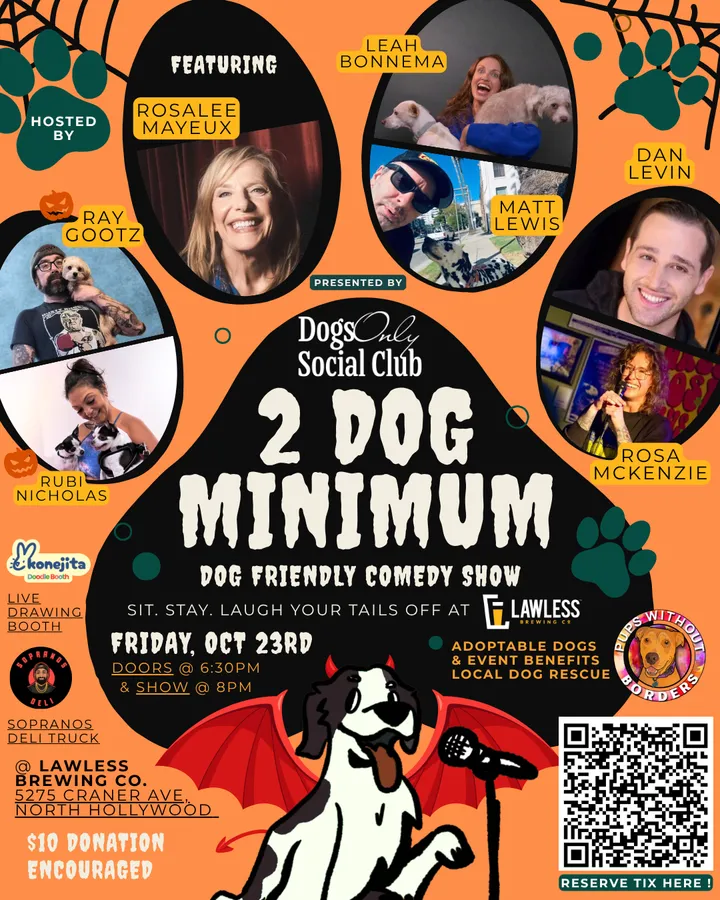 2 Dogs Minimum Comedy Show