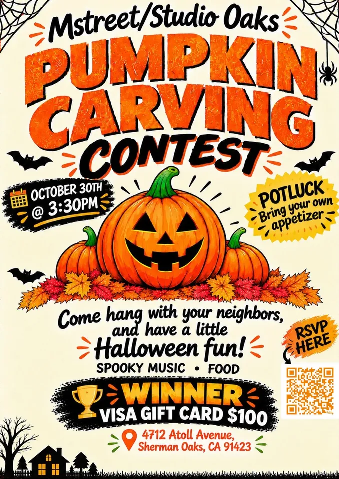 Mstreet/Studio Oaks Pumpkin Carving Contest