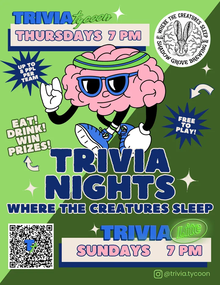 Trivia at Where the Creatures Sleep