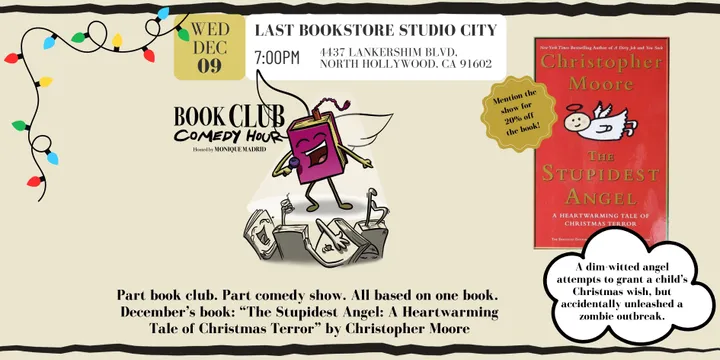 Book Club Comedy Hour featuring The Stupidest Angel