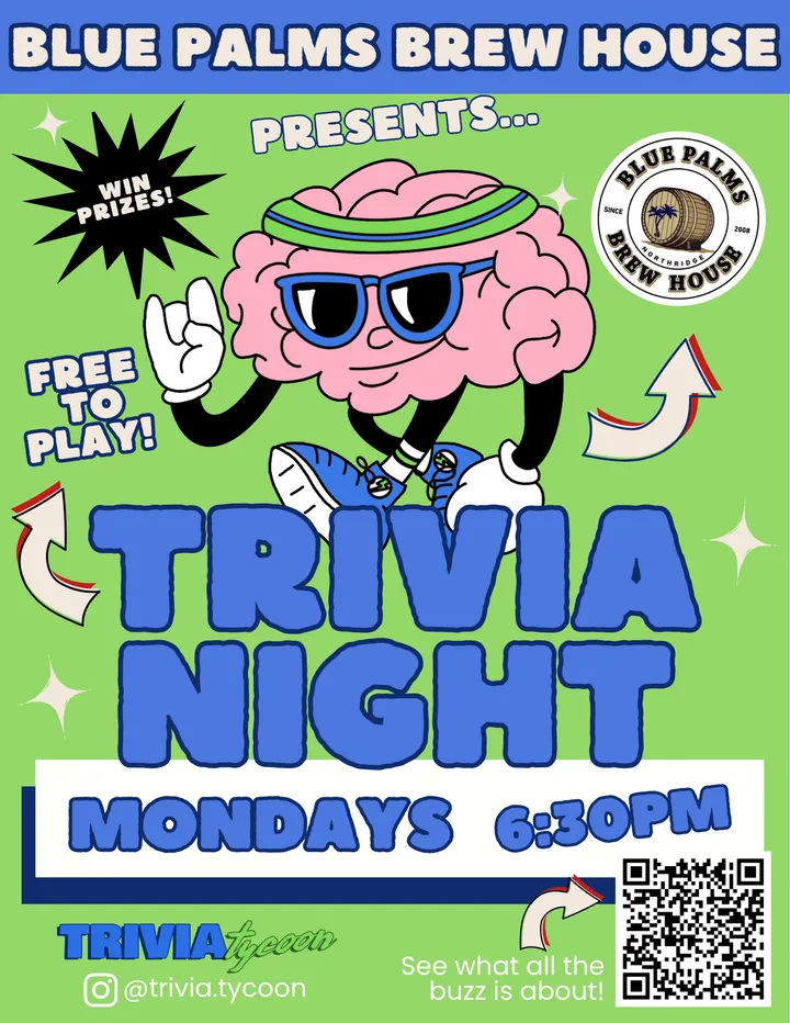 Trivia Night at Blue Palms Brewhouse