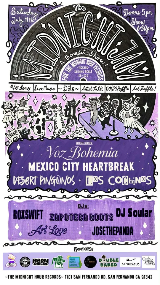 Fundraiser Event for Midnight Hour Records